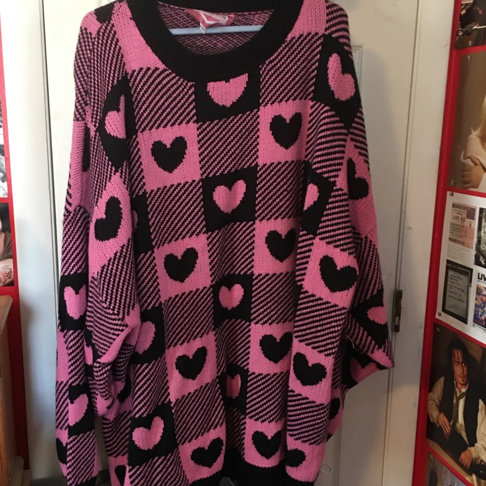 Chrissa Sparkles oversized sweater dress